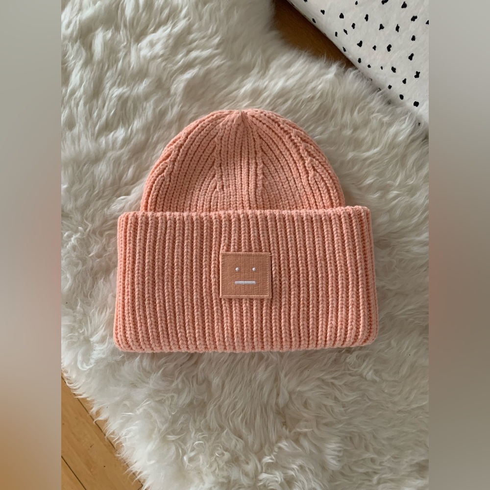 NWOT Acne Studios Pink Winter Hat